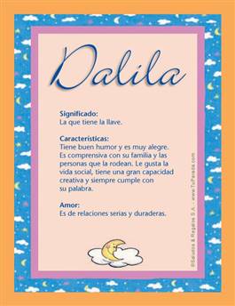 Descubre el fascinante origen del nombre Dalila
