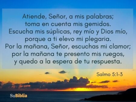 Descubre la poderosa oración del Salmo 5 en la Biblia Católica