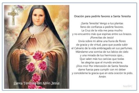 Oraciones De Santa Teresita De Jesus